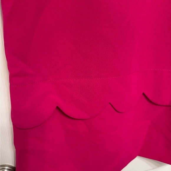 New - Kate Spade Vibrant Pink sweetheart Scallop demi shift Dress - Picture 11 of 11
